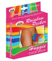 LGBT Bachelor Party Rainbow Cock Sock Pecker Huggie